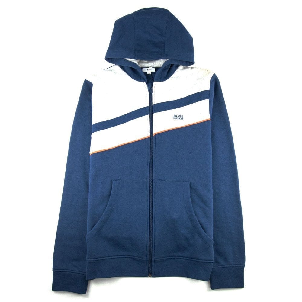 Hugo Boss Kids Tracksuit Top Slate Blue
