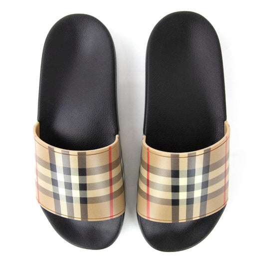 Burberry Vintage Check Slides Archive Beige