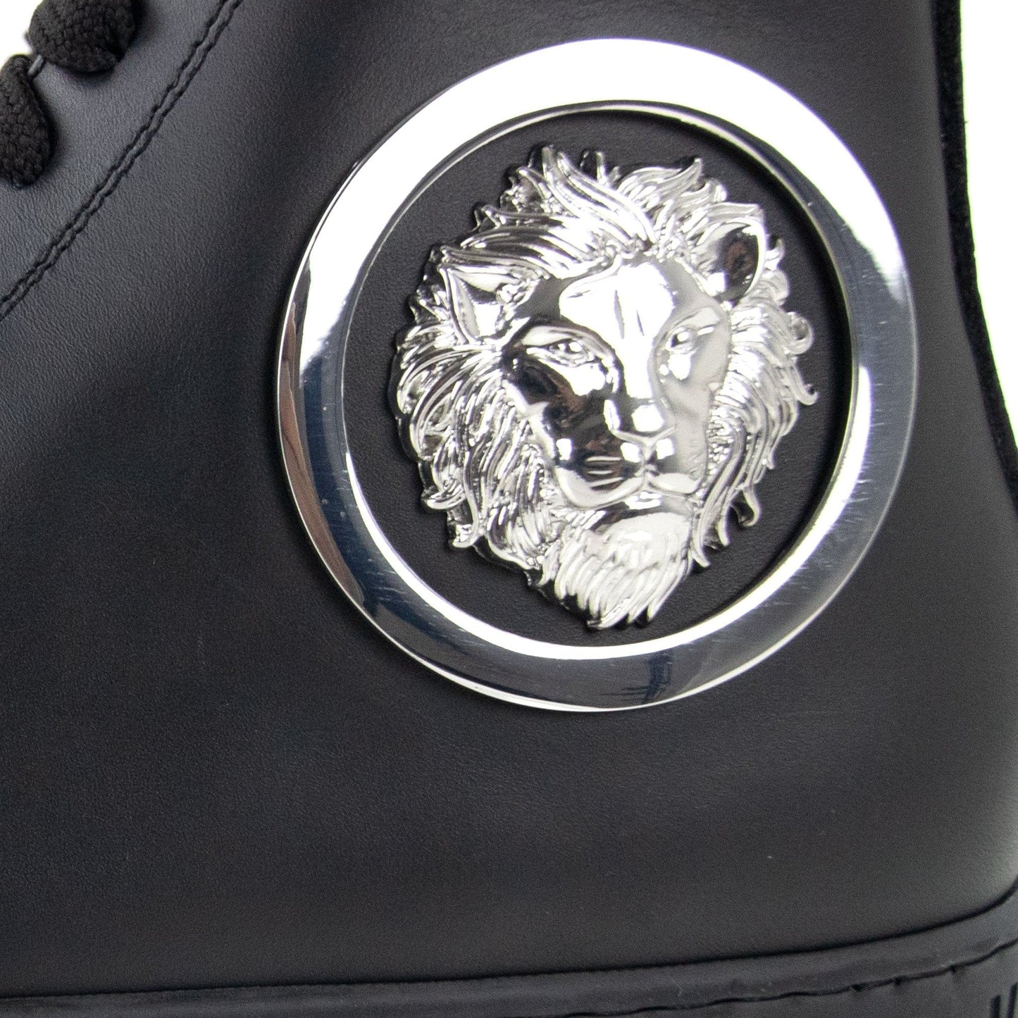 Versace Versus Lion Head High Top Sneaker Black