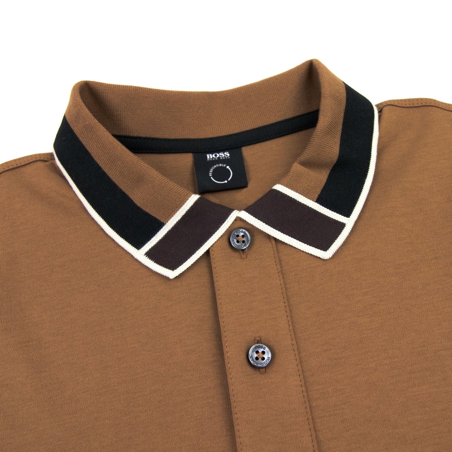 Hugo Boss Parlay 139 Colour Blocked Collar Light Brown 215