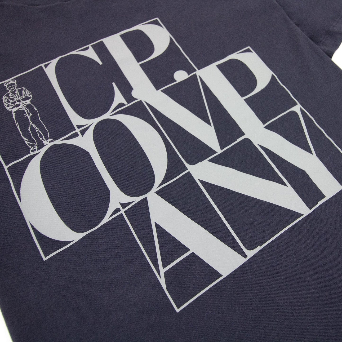 Cp Company C.p Block Man Tshirt Navy 888