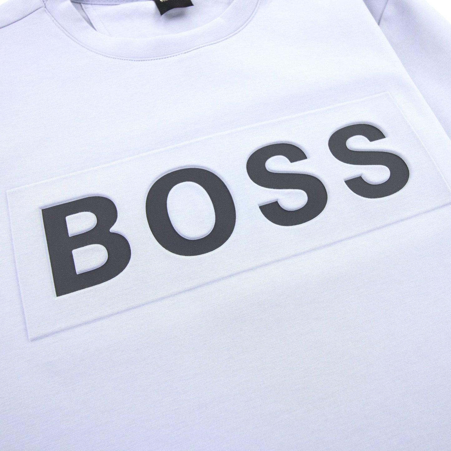 Hugo Boss Salbo 1 Printed Logo Sweatshirt Light Blue 481