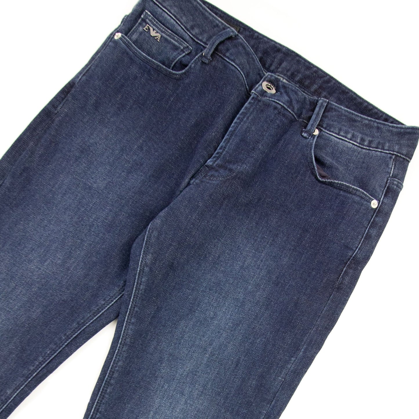 Emporio Armani J06 Slim Fit Warm Fleece Jeans Denim Blue 0942