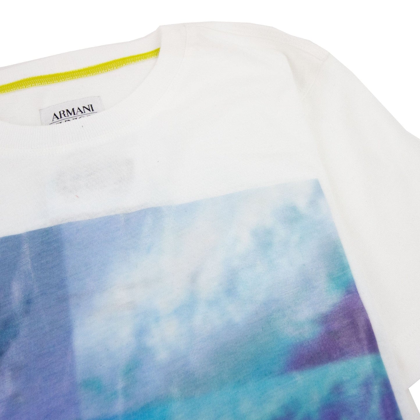 Armani Junior Adventure Print T Shirt White APR1