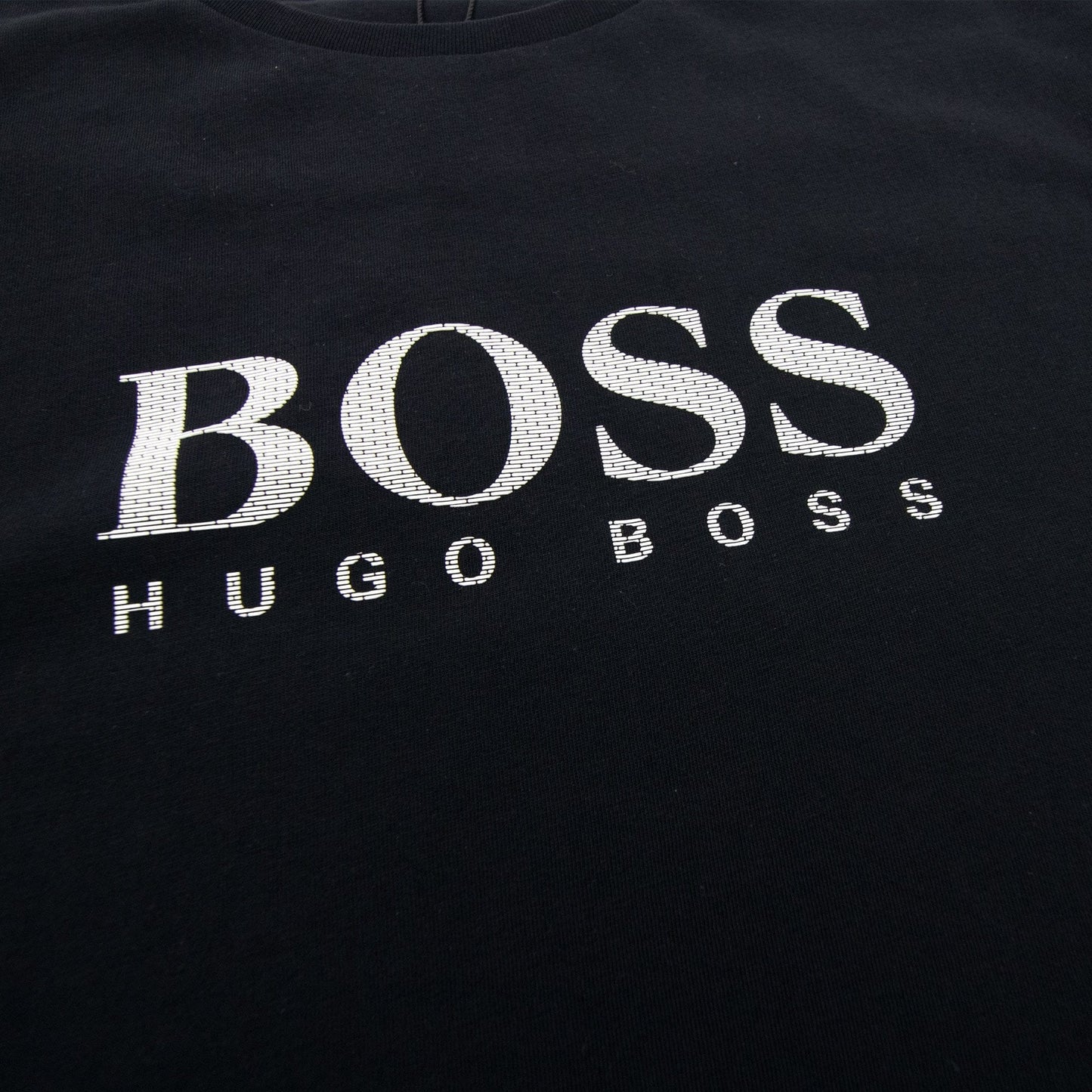 Hugo Boss Kids Printed Logo T Shirt Black