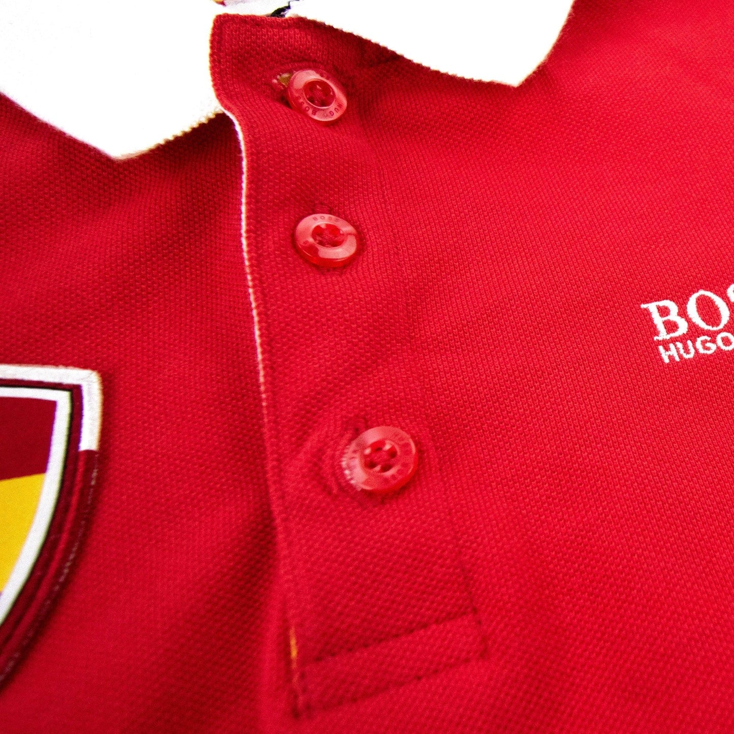 Hugo Boss Kids Spain Football S/s Polo Red