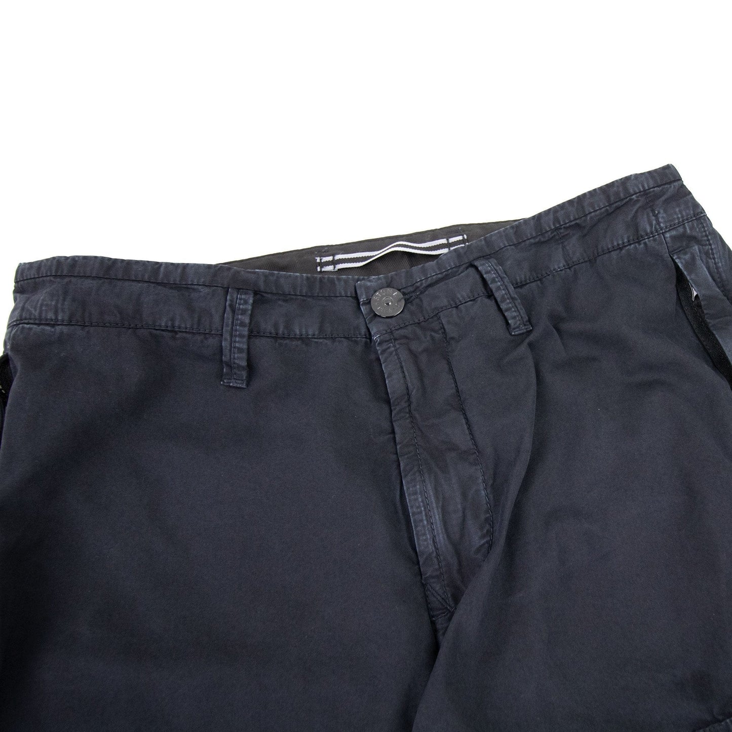 Stone Island Compass Badge Cargo Trousers Navy V0120