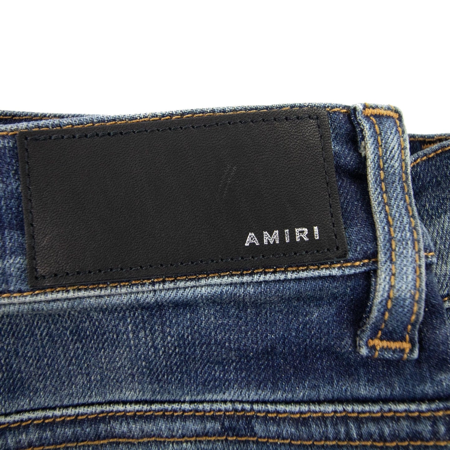 Amiri Vintage Bandana Artpatch Jean Denim