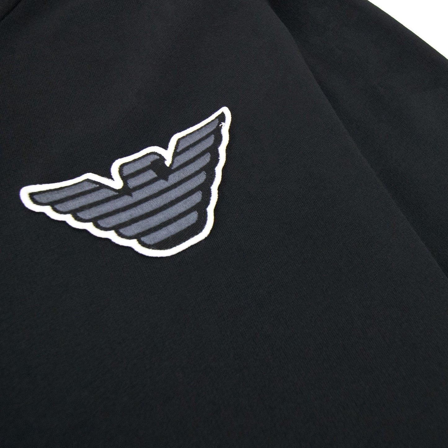 Emporio Armani Eagle Logo Crew Neck Sweater Black