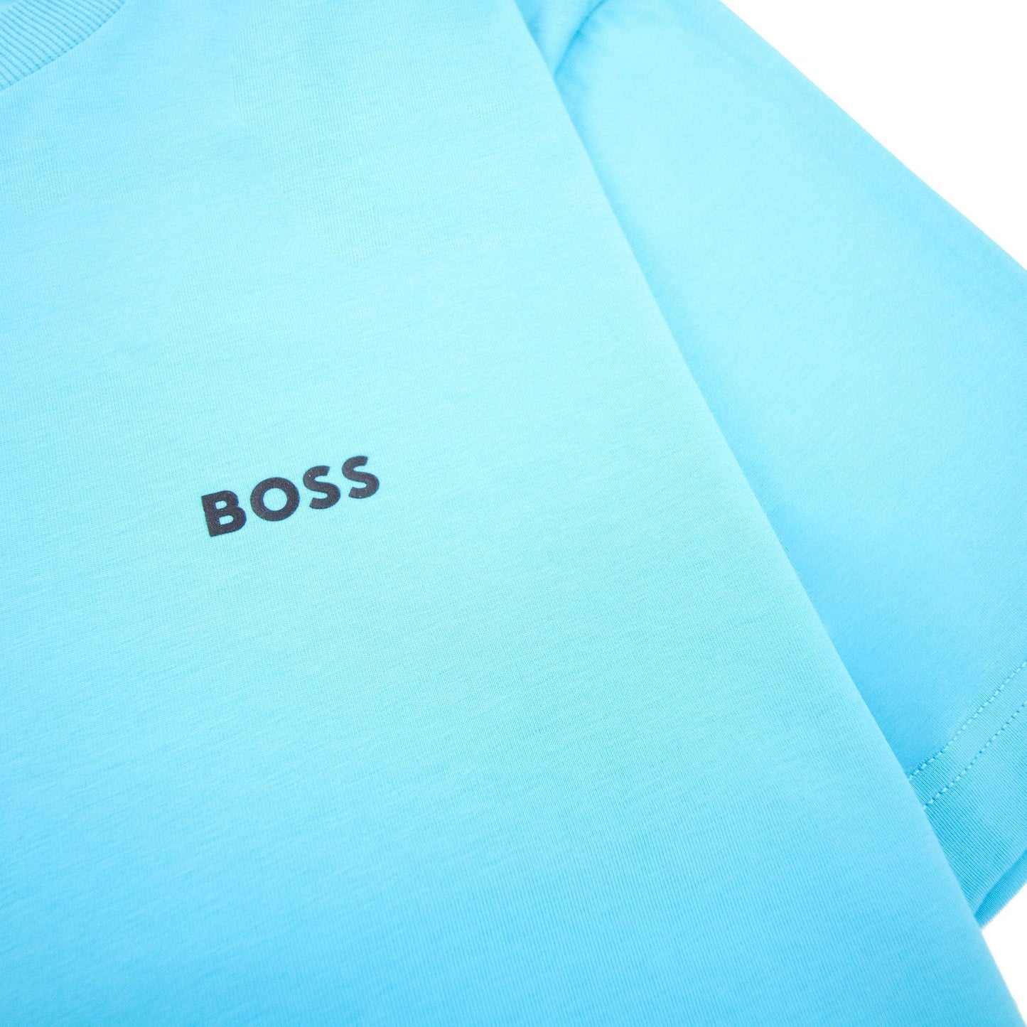 Hugo Boss Tee Contrast Logo T Shirt Light Blue 454