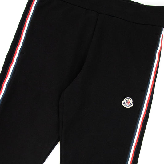 Moncler Tricolour Accent Jogging Trousers Black