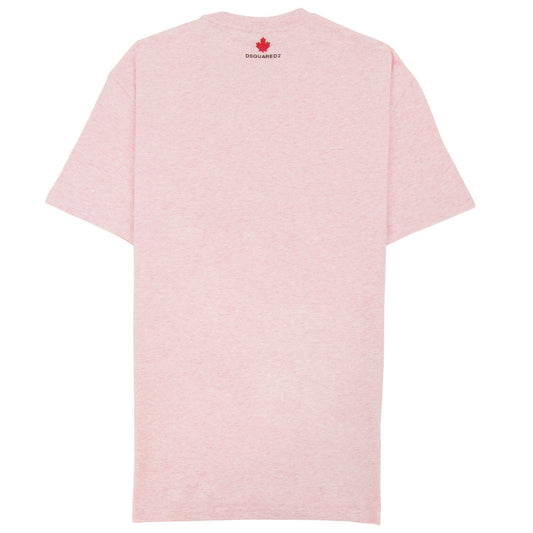 Dsquared2 Back Logo S/s T Shirt Pink Marl