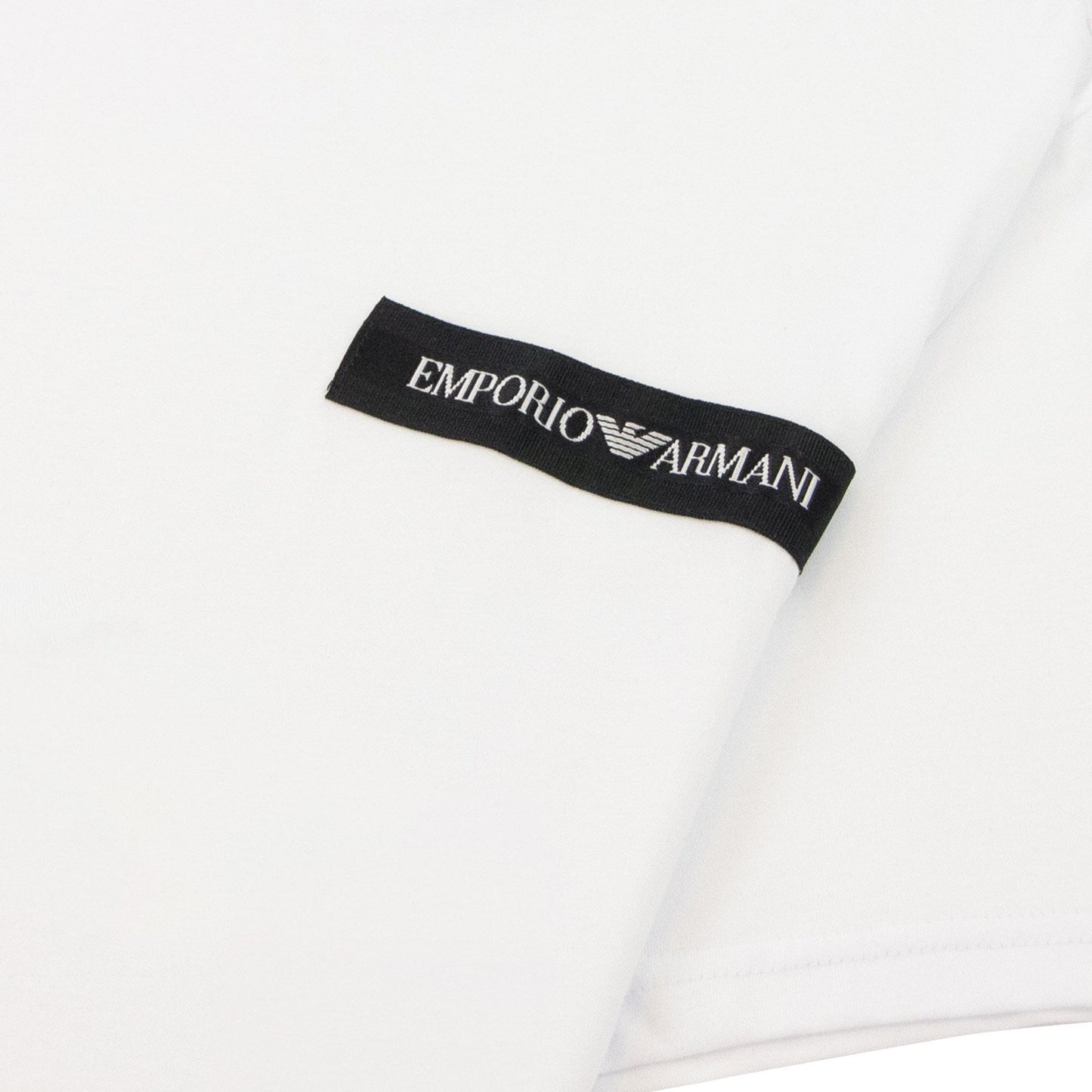 Emporio Armani Emporio Armani Crew Neck Logo T Shirt White