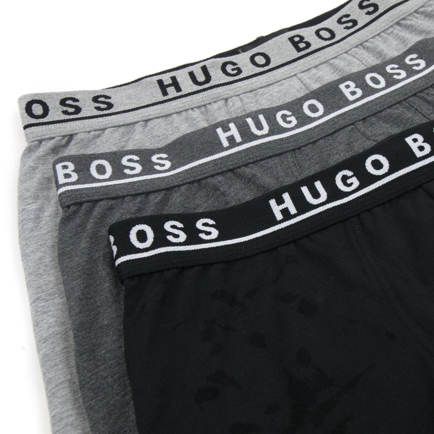 Hugo Boss Three Pack Of Stretch Cotton Boxer Light Grey/Black/Grey