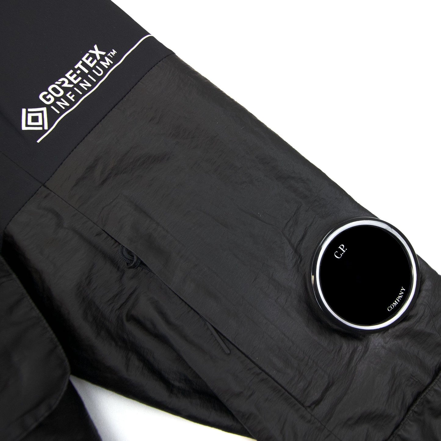 Cp Company W098a Gore Tex 3l Infinium Mixed La 500 Miglia Jac Black 999