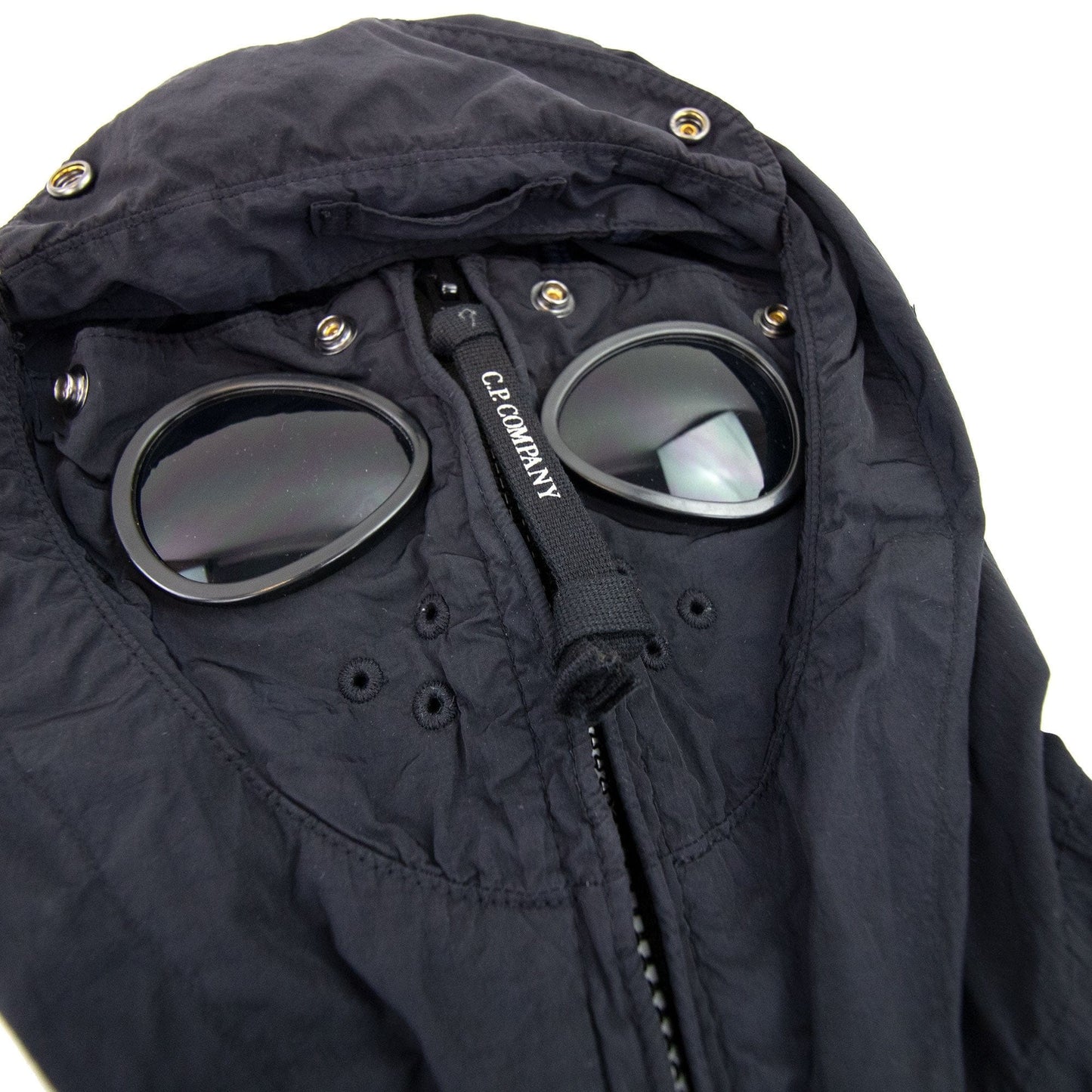 Cp Company Undersixteen Chrome Hoodied Goggle Jacket Navy 888