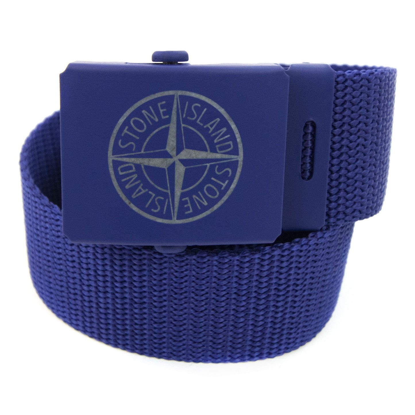 Stone Island Junior 90467 Logo Belt Blue V0027