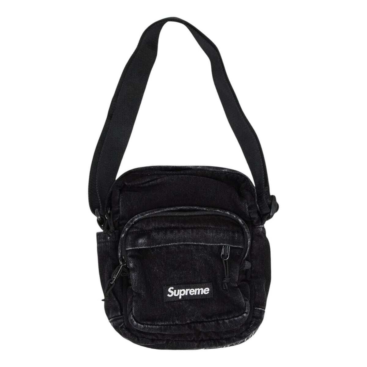 Supreme Denim Shoulder Bag 'Black' FW25B4-BLACK