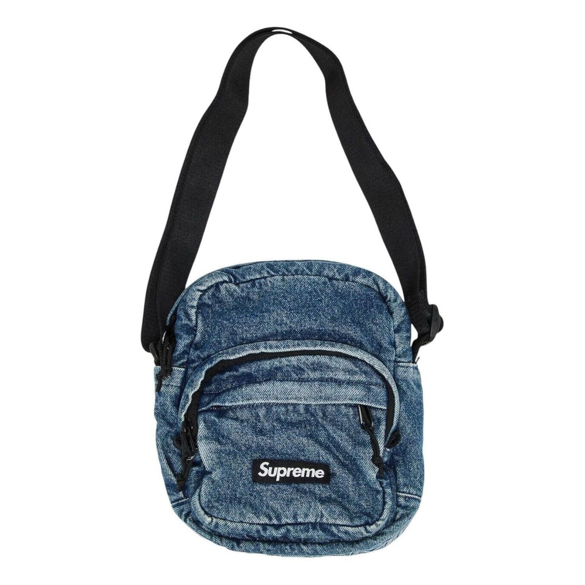 Supreme Denim Shoulder Bag 'Washed Indigo' FW25B4-WASHED-INDIGO