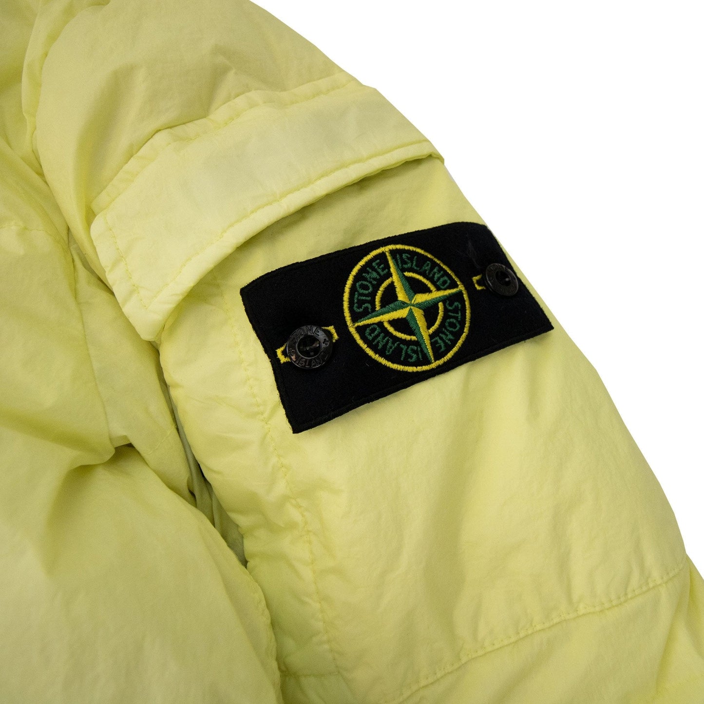 Stone Island 40223 Garment Dyed Crinkle Reps R-ny Down Lemon V0031