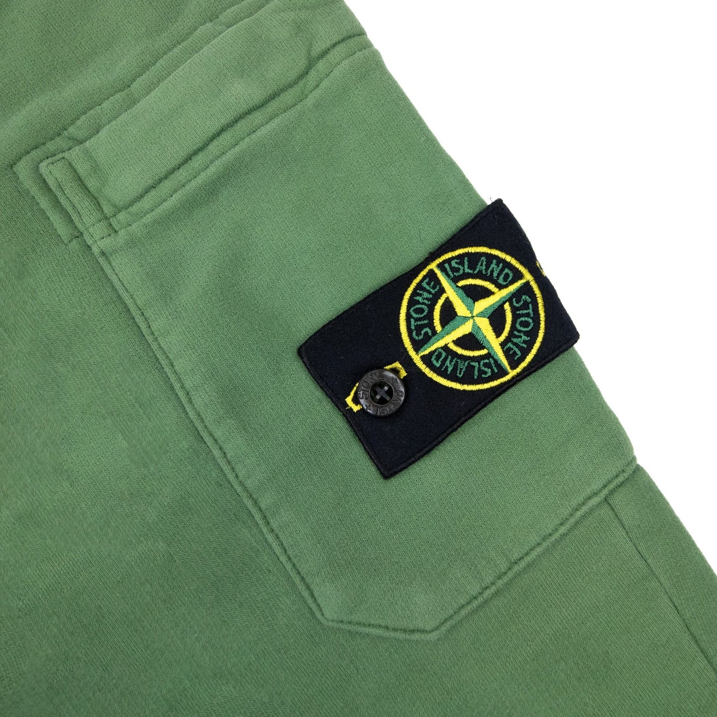 Stone Island 64520 Brushed Cotton Fleece Slim Fit Khaki V0058