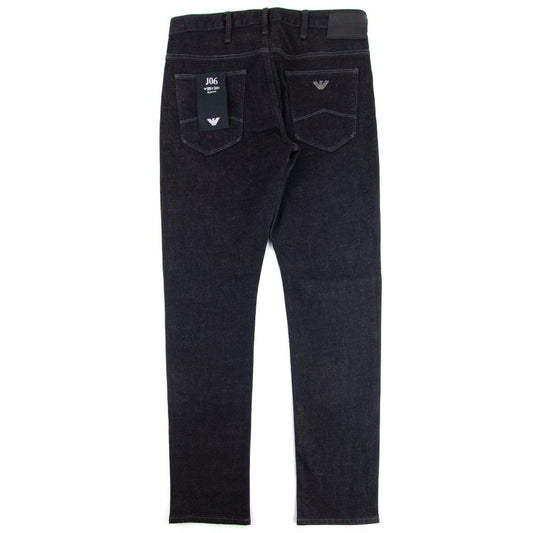 EMPORIO ARMANI Slim Fit J06 Denim Jeans Nero 005