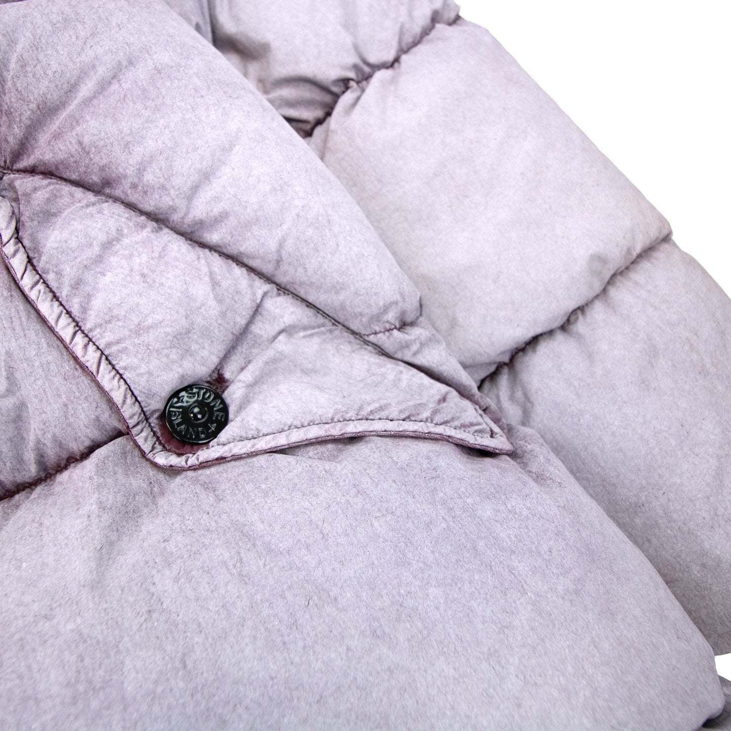 Stone Island 70253 Tela Nylon Down Frost Jacket Burgundy V0012
