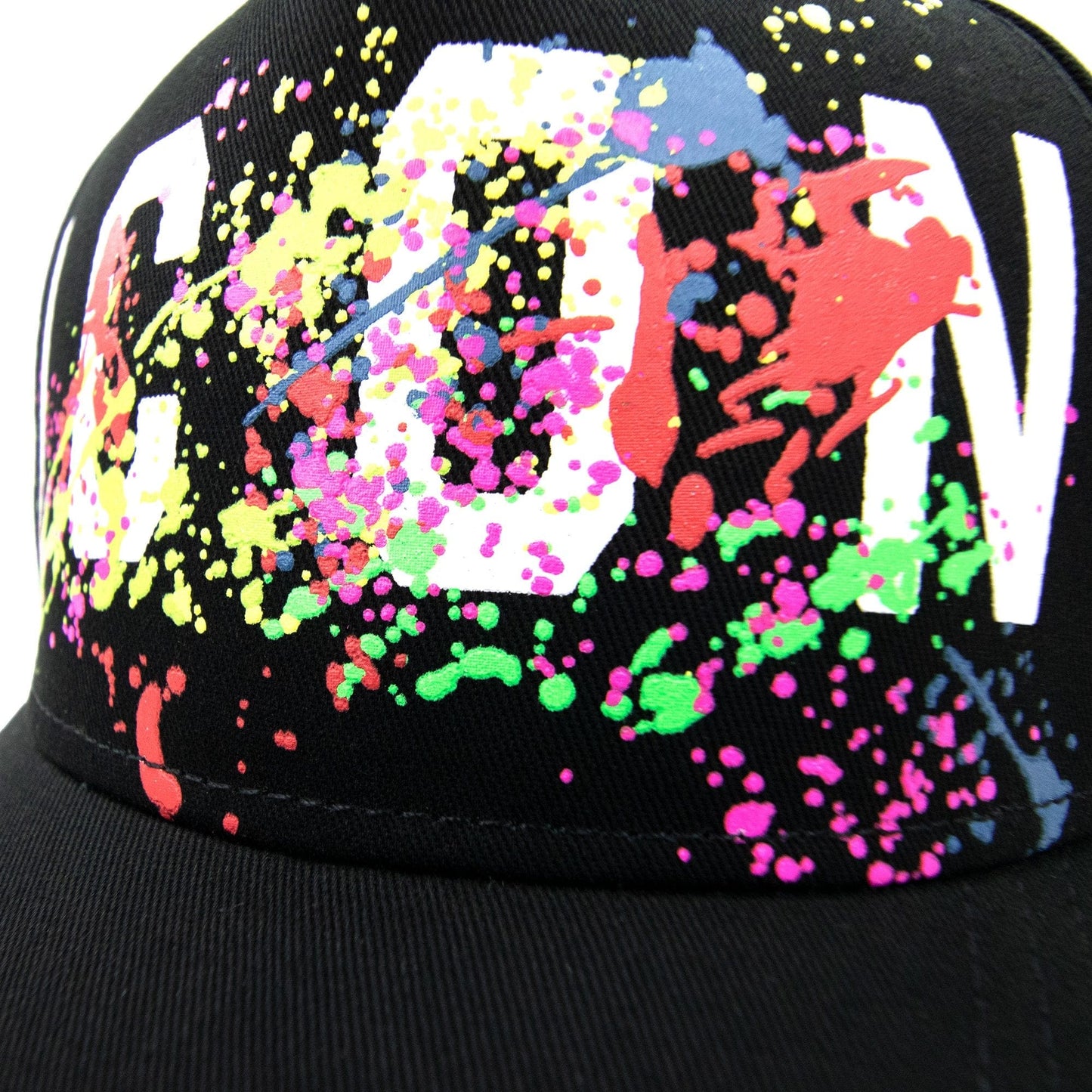 Dsquared2 Icon Splatter Cap Black