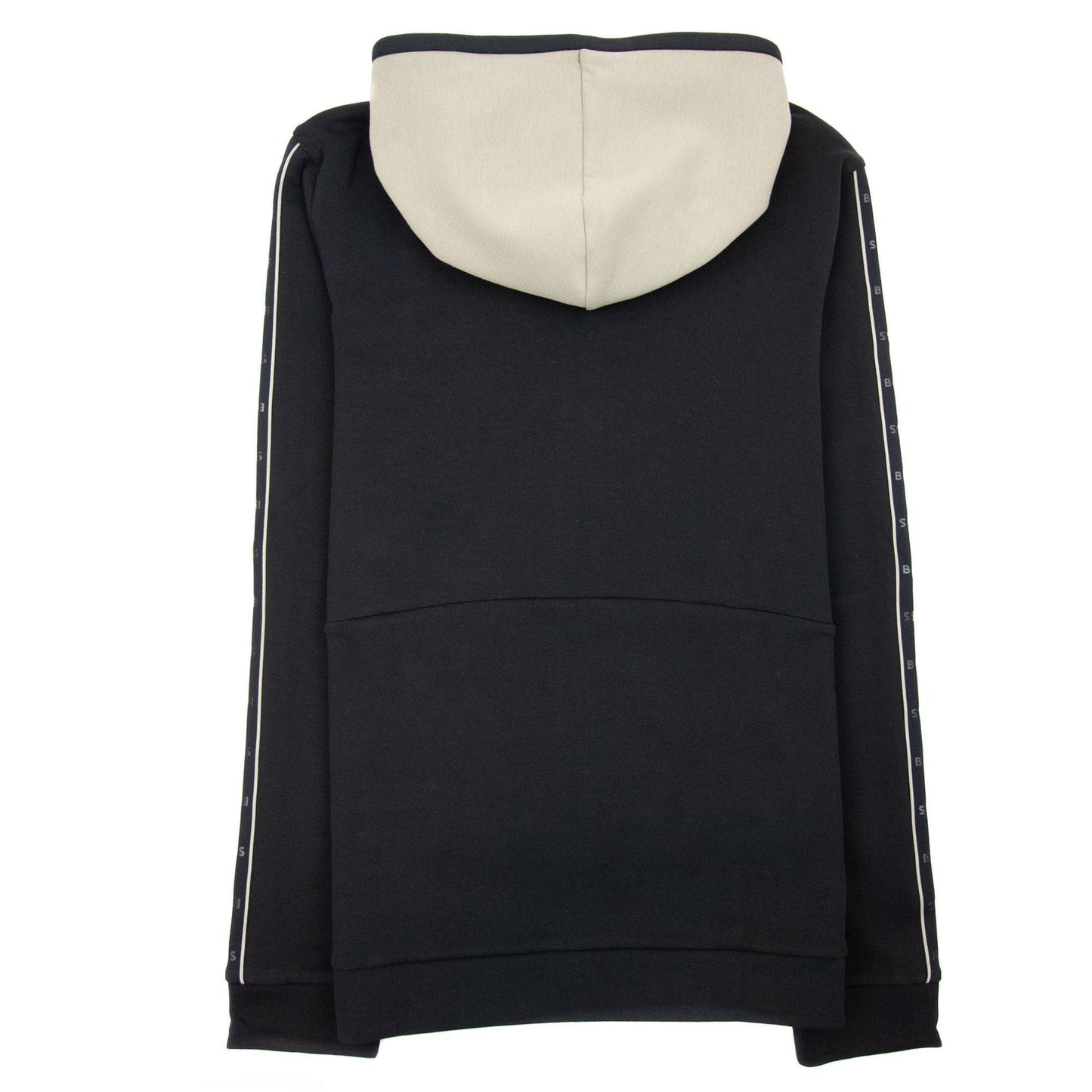 Hugo Boss Saggy 1 Arm Stripe Logo Zip Up Hoodie Black 001