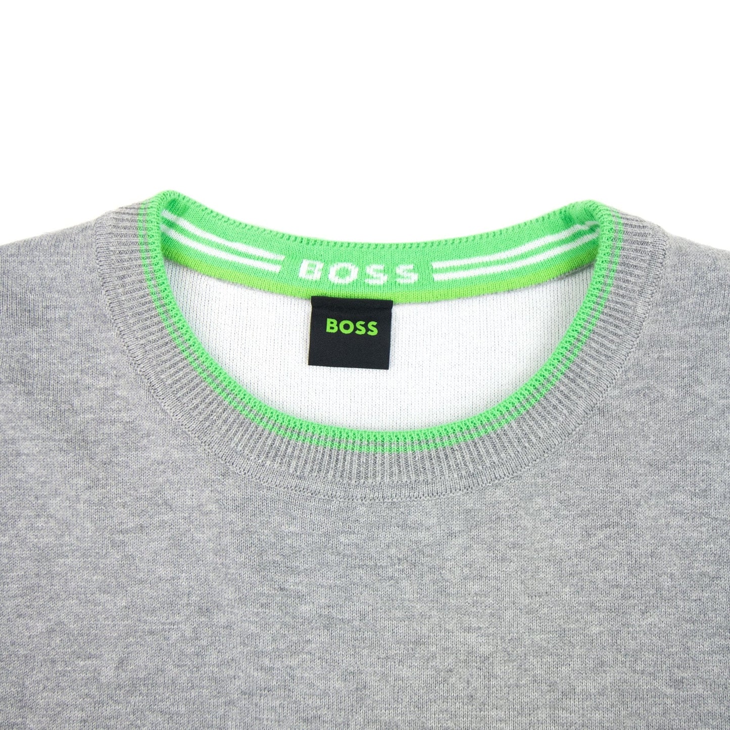 Hugo Boss Ritom Curved Logo Sweatshirt Grey 059