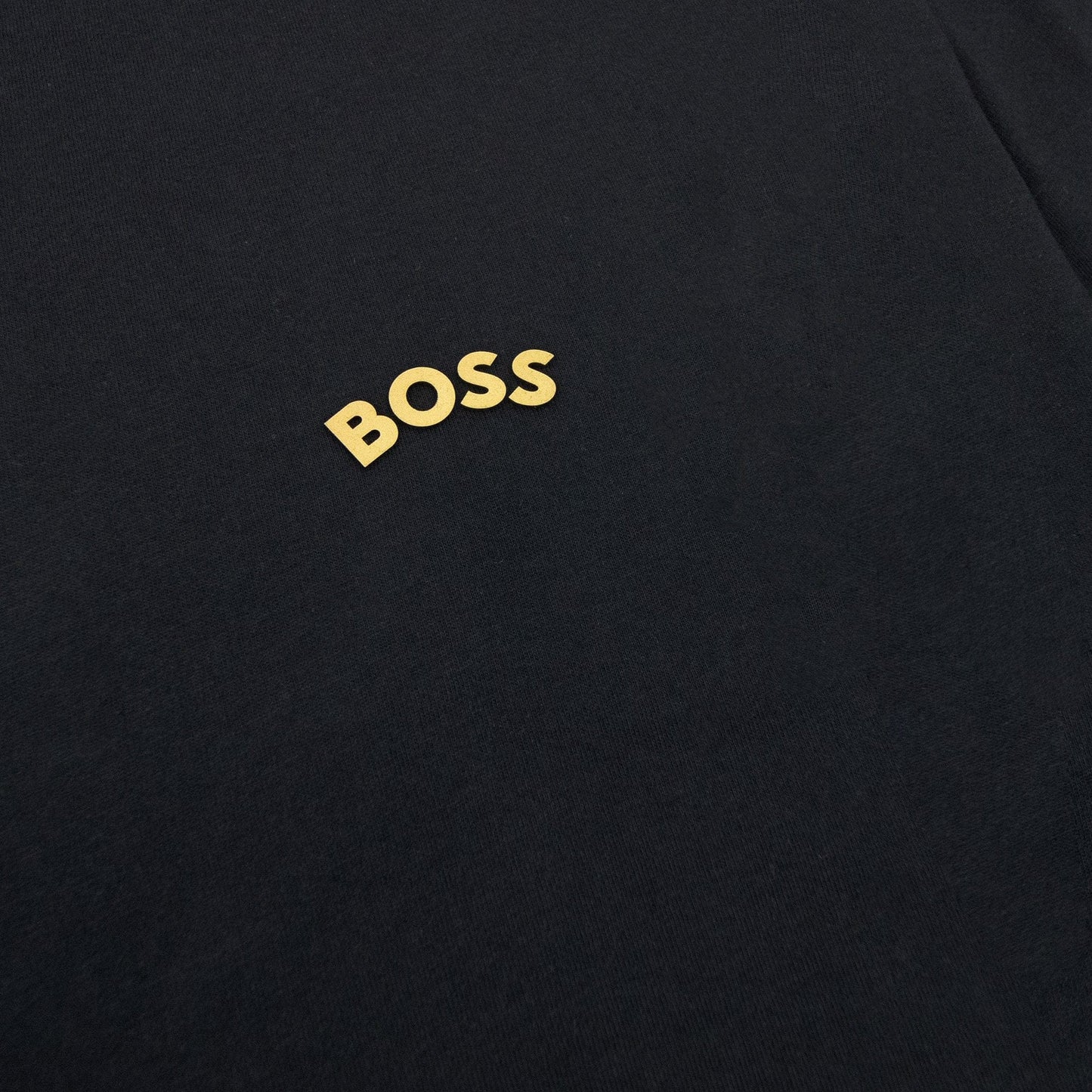 Hugo Boss Tee Curved Logo T Shirt Black 002