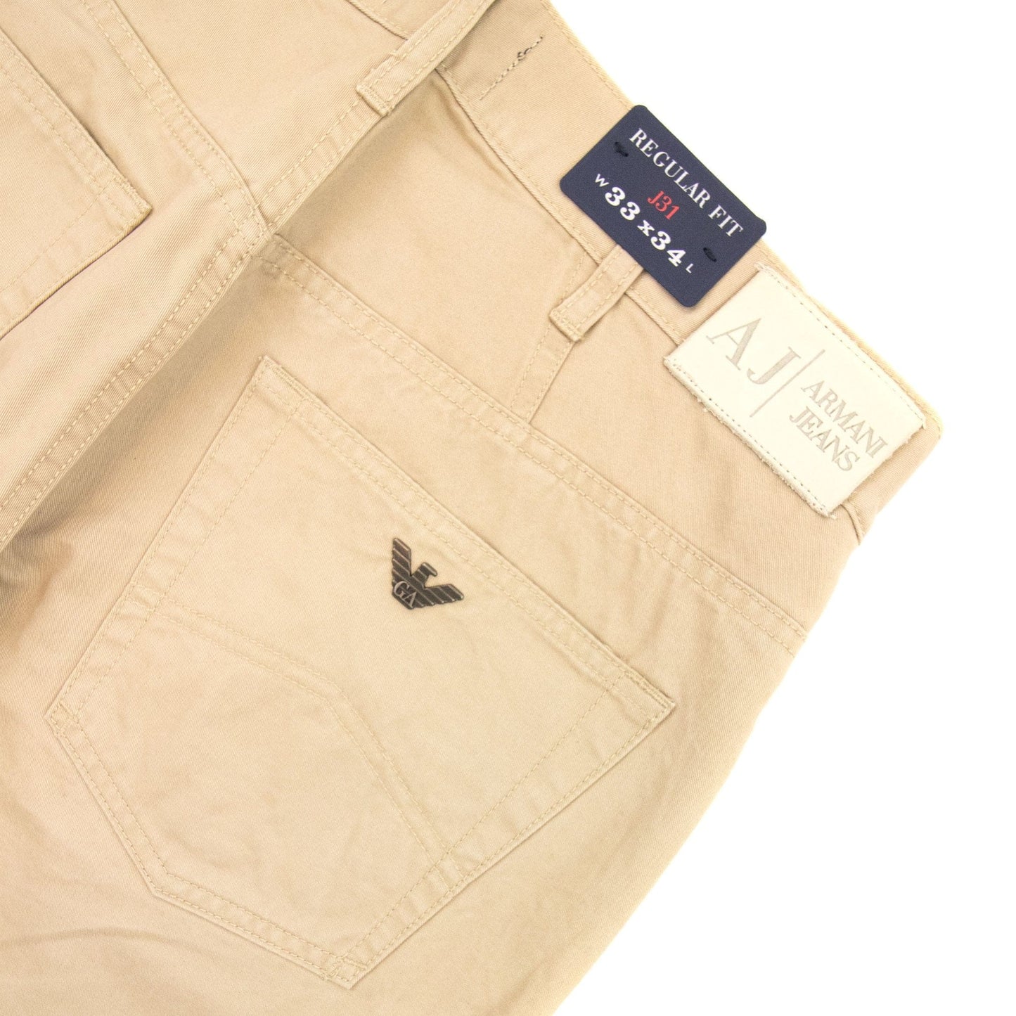 Armani Jeans J31 Reg Fit Grey Chino