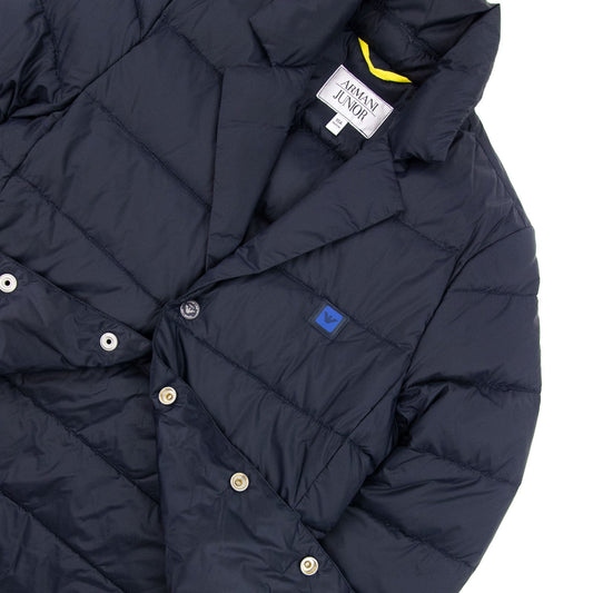 Armani Junior Padded Blazer Jacket Navy