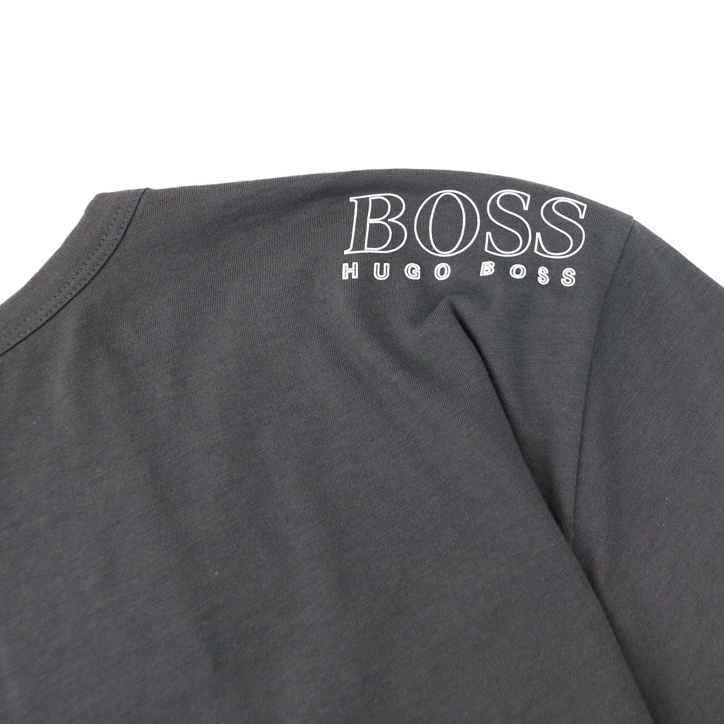 Hugo Boss Tee Chest Logo Tshirt Dark Grey
