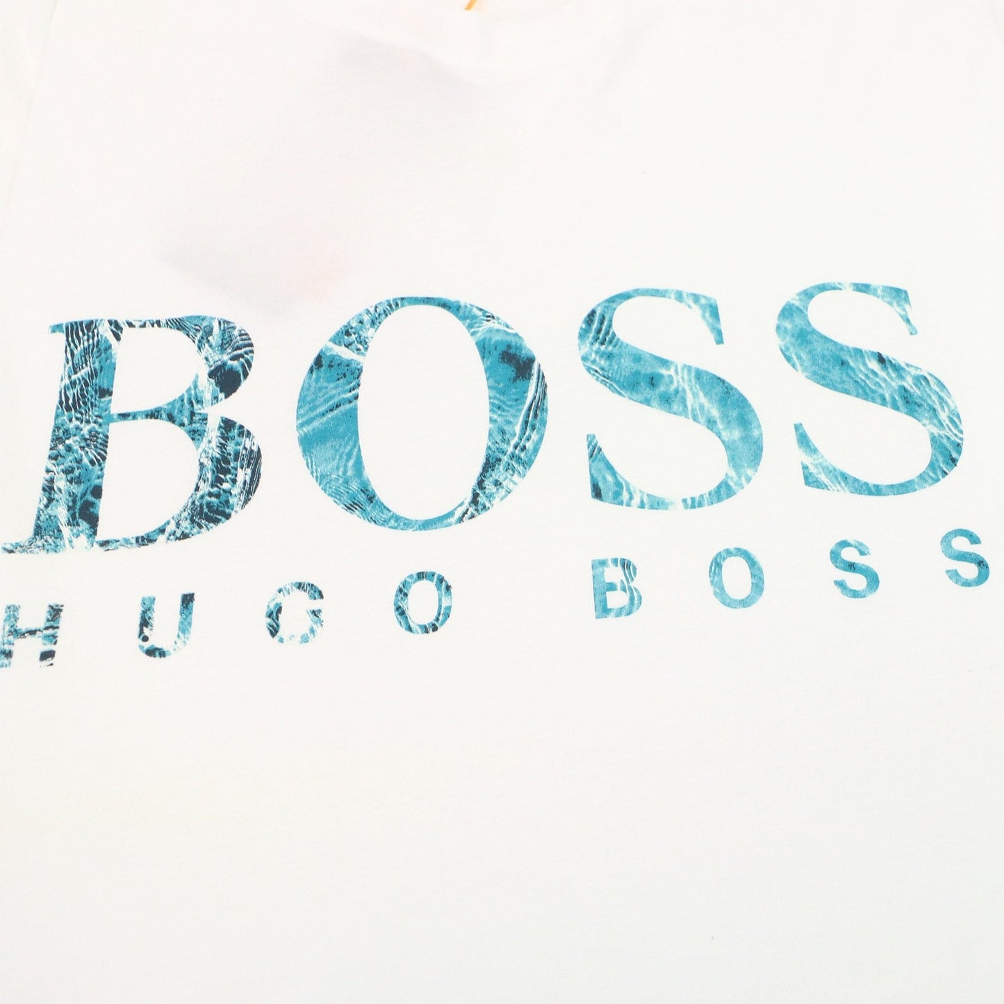 Hugo Boss Teecher 4 Printed Logo T Shirt White 100