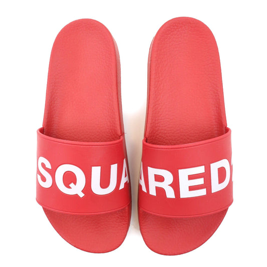 Dsquared2 Logo Sliders Red/white