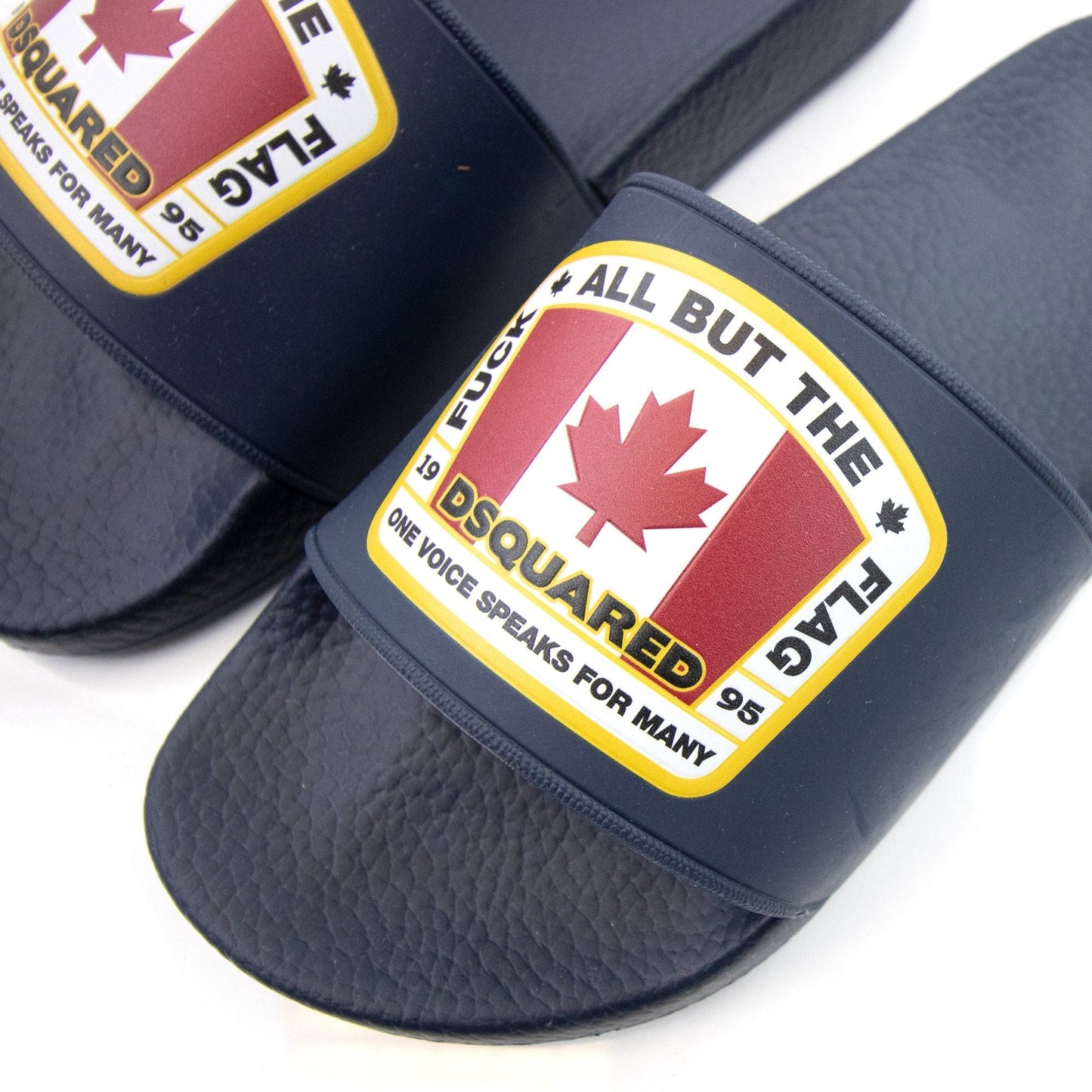 Dsquared2 Canadian Flag Sliders Navy Blue