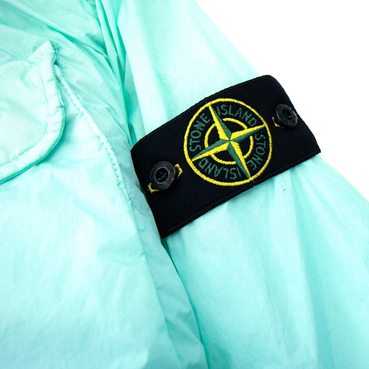 Stone Island 40723 Garment Dyed Crinkle Reps R-ny With Primalof Mint Green V0044