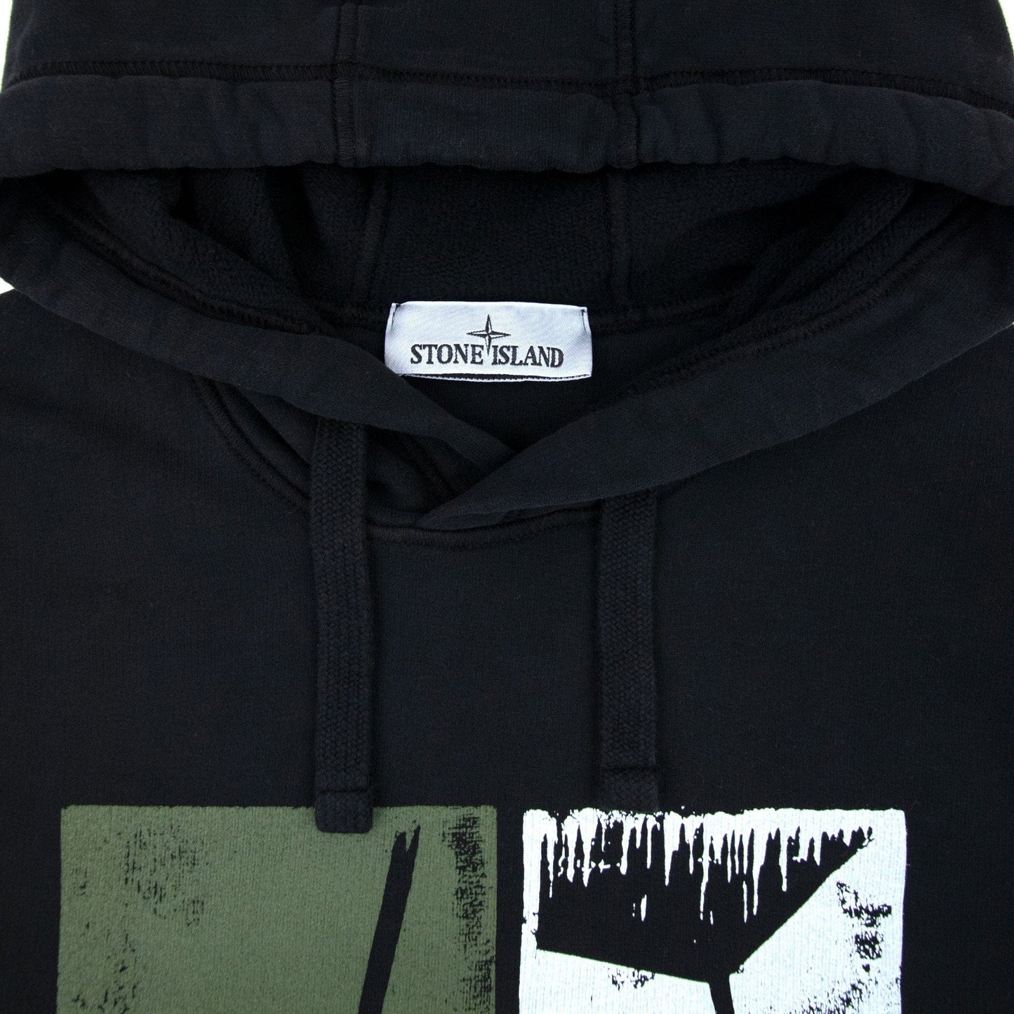 Stone Island 64182 Xilografia Four Hoody Black V0029