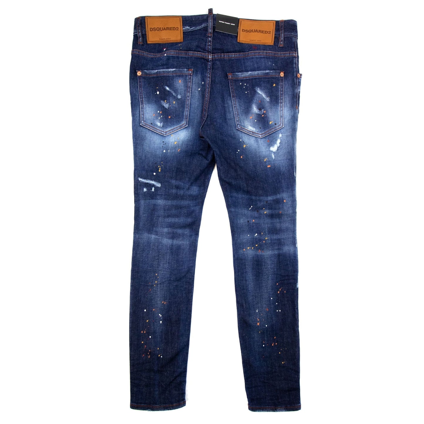 Dsquared2 Medium Autumn Leaves Wash Super Twinky Jeans Denim