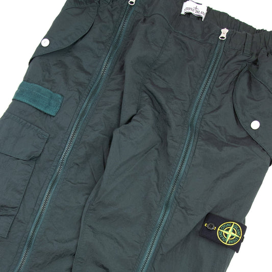 Stone Island 31619 Nylon Metal In Econyl Regenerated Trouser Dark Teal Green V0057