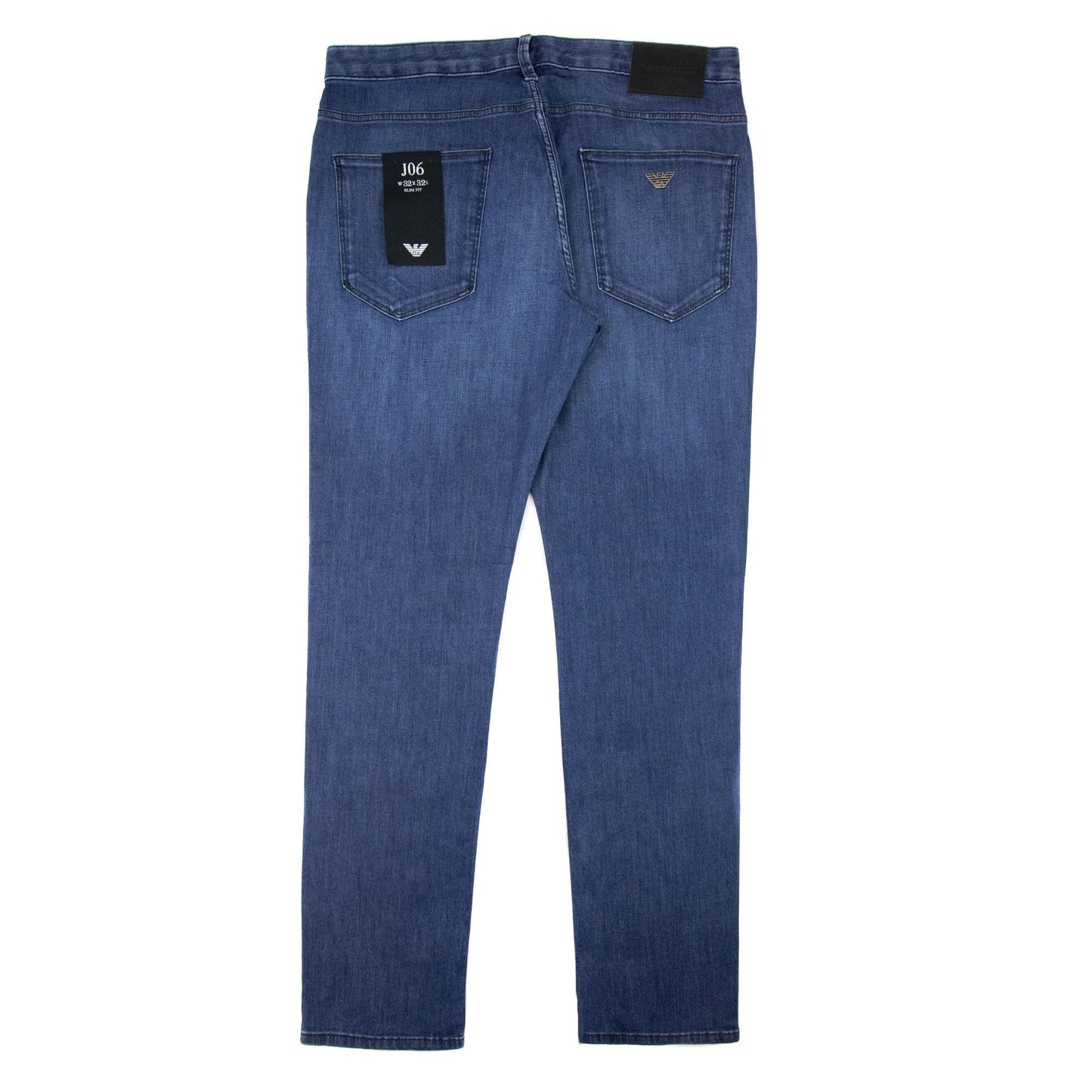 Emporio Armani J06 Light-wash Slim-fit Denim Jeans Denim