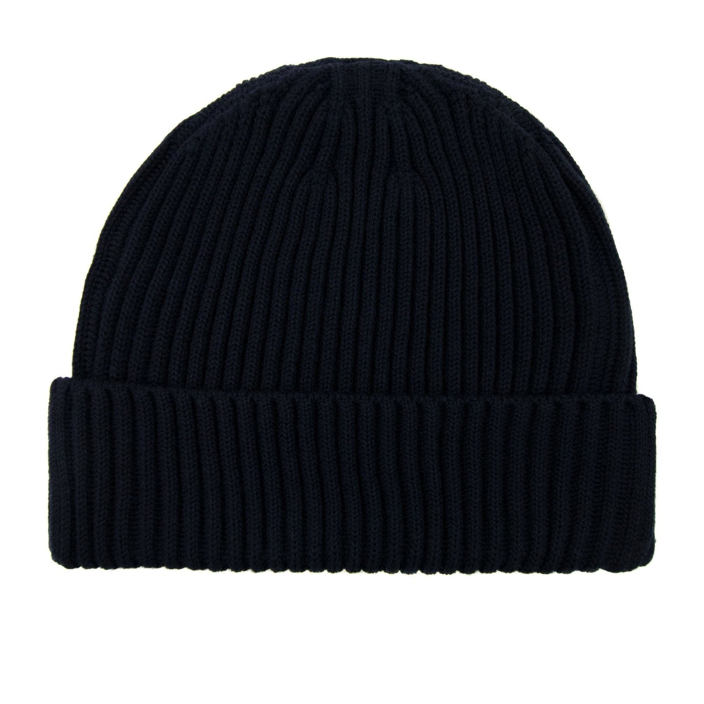 Stone Island Junior N07a5 Logo Knitted Hat Navy V0020
