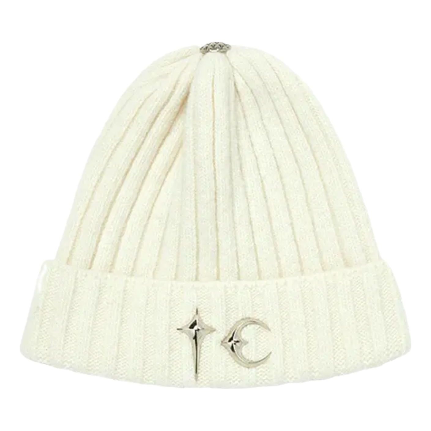 Thug Club TC Emblem Basic Beanie 'White' TC24AC1601
