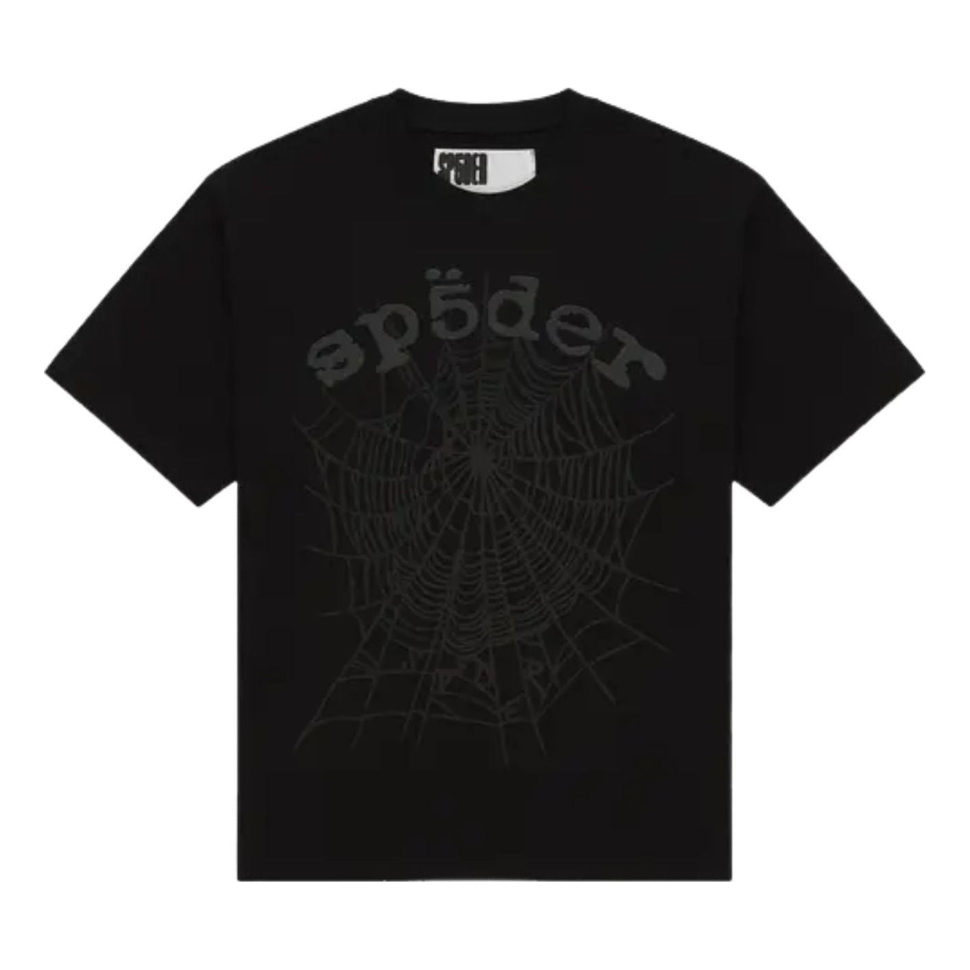 Sp5der Phantom Og Web V2 T-Shirt 'Black' TE034FW25BLK