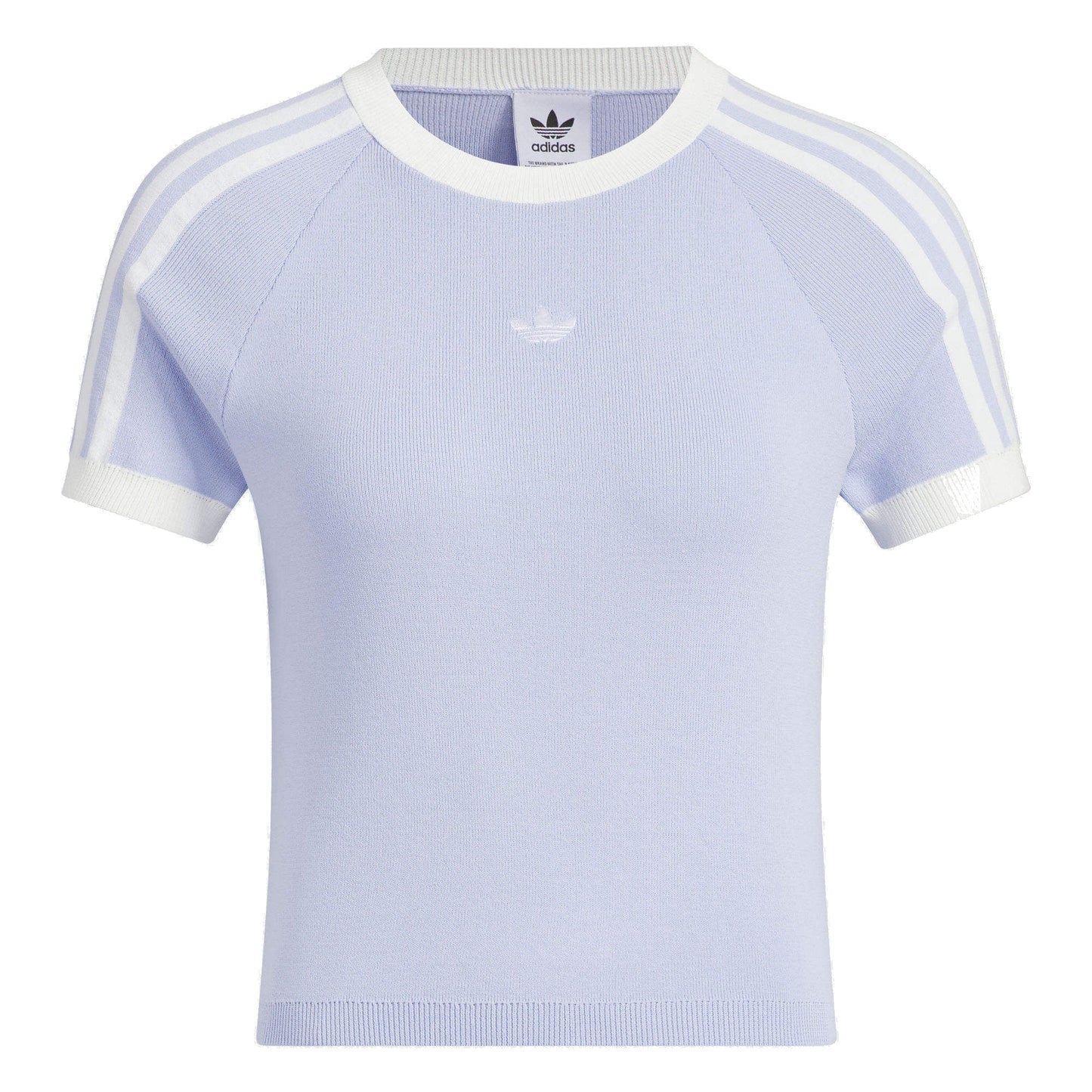 (WMNS) adidas originals Summer Knit T-Shirt Asia Sizing 'Purple White' JI7050