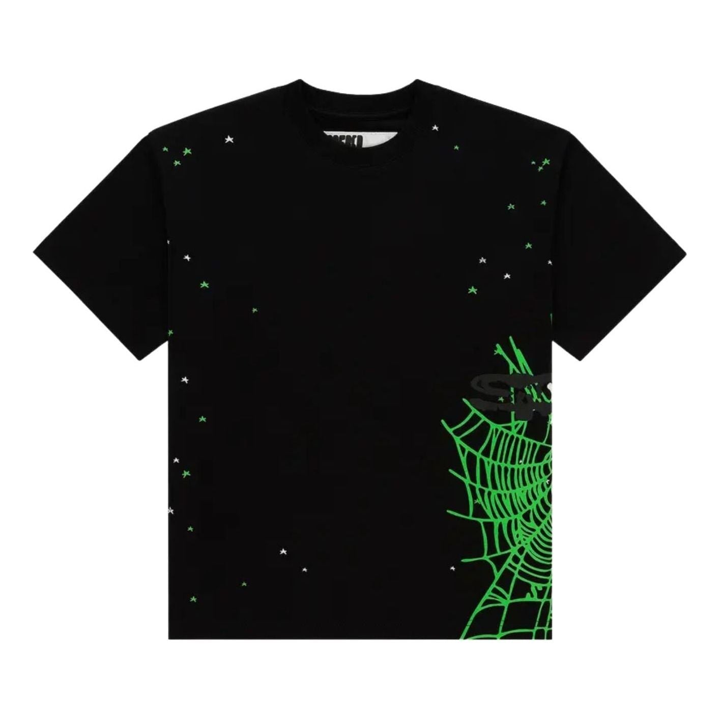 Sp5der Heavy Web T-Shirt 'Black' TE033FW25BLK