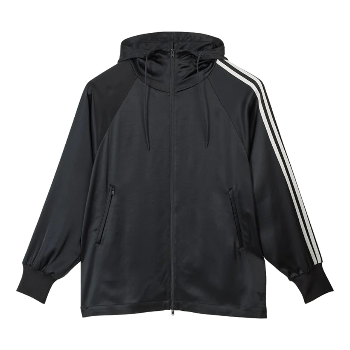 (WMNS) adidas x Y-3 Tech Silk Zip Hoodie Asia Sizing 'Black White' IQ1798
