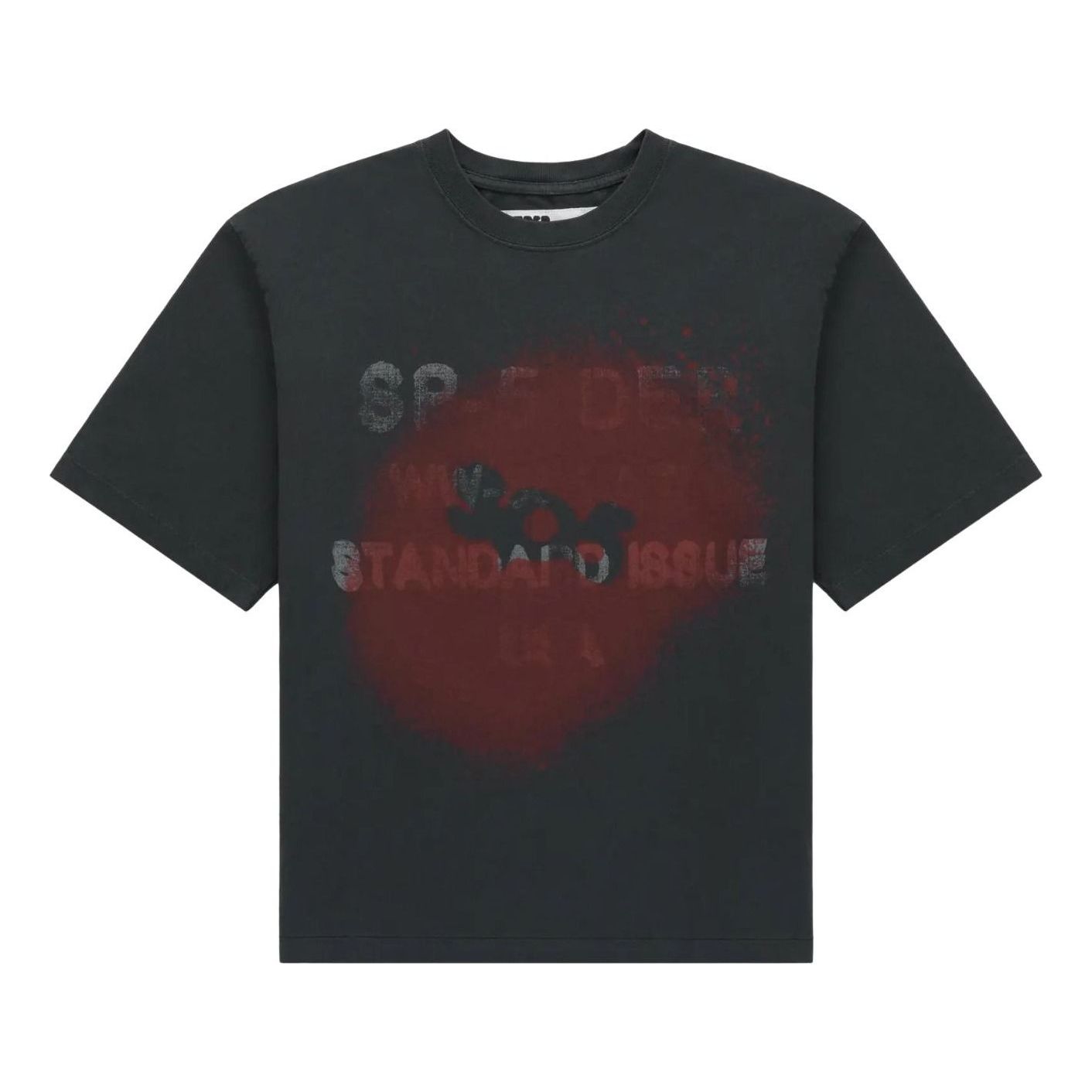 Sp5der Black Standard Issue T-Shirt 'Black' TE004SS26BLK
