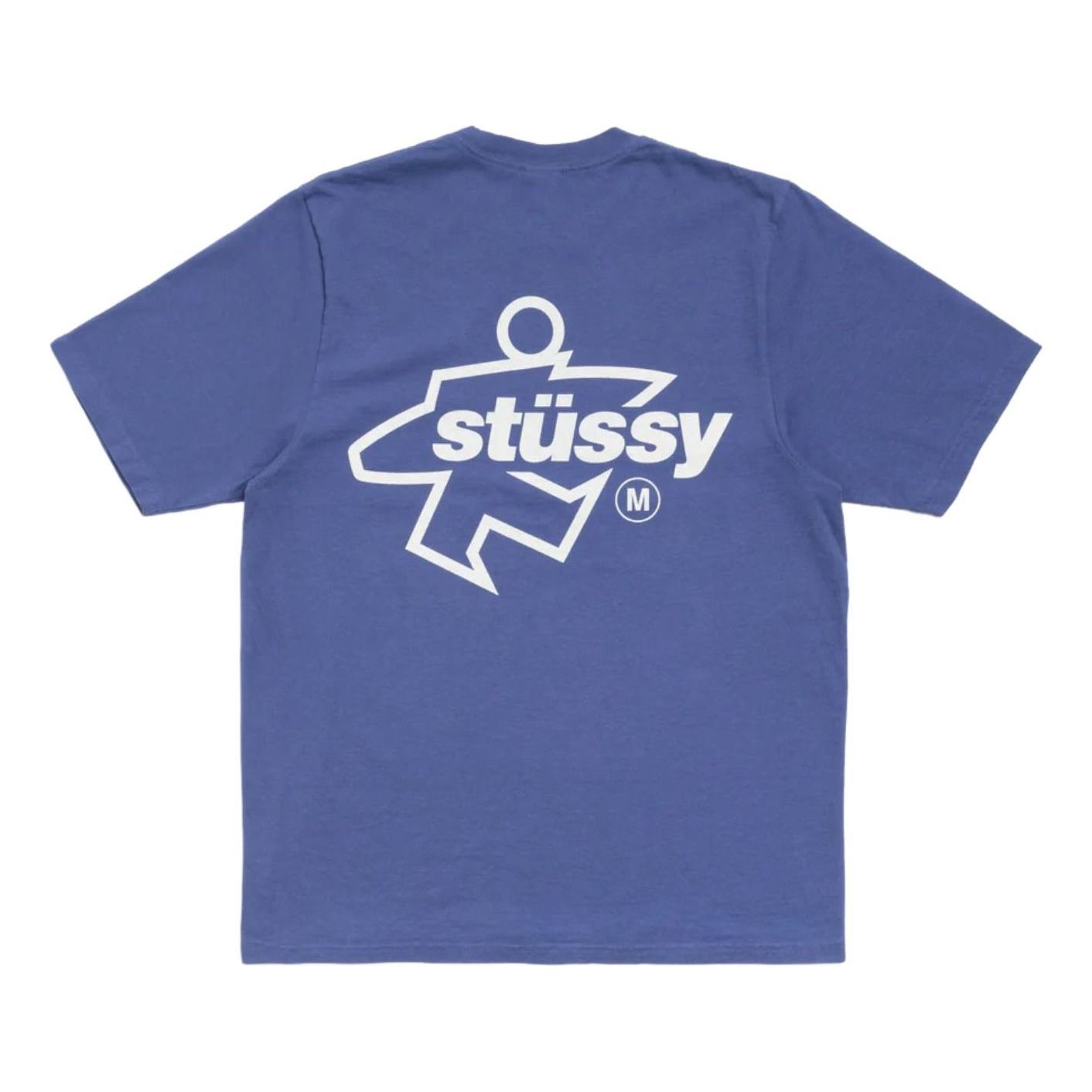 Stussy Surf Size T-Shirt Pigment Dyed 'Indigo' 1905180-INDI